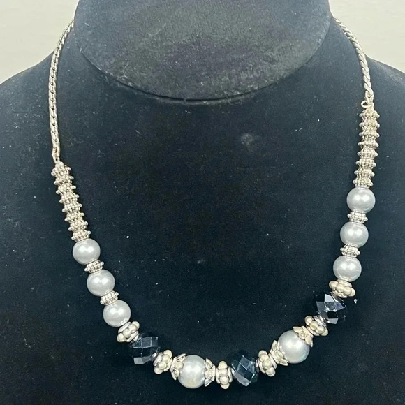 Multicolor Beaded Necklace Set  Three(3) Mixed Style Necklaces - Picture 2 of 16